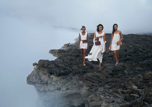 Photoshoot of models in the Afar region of Ethiopia.