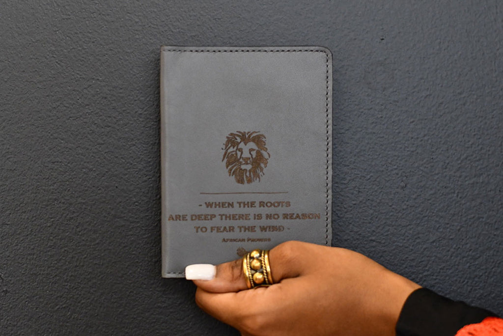 Ambessa Passport Holders - African Proverb in Passport Holders | ZAAFCollection.com