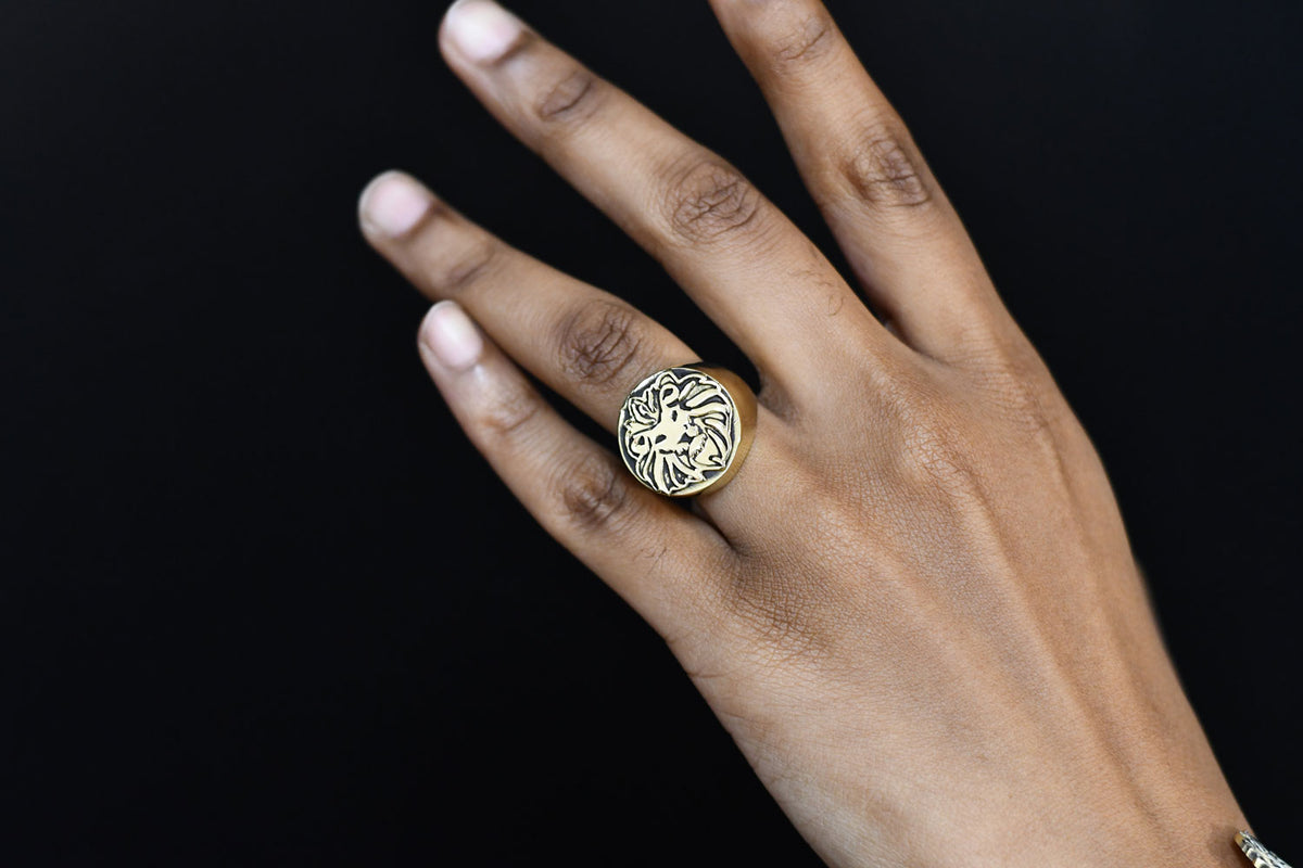 Aswan Lion Ring