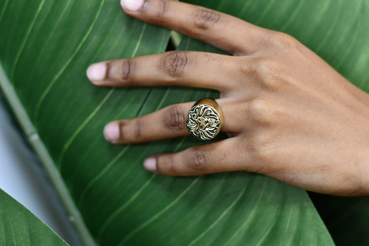 Aswan Lion Ring