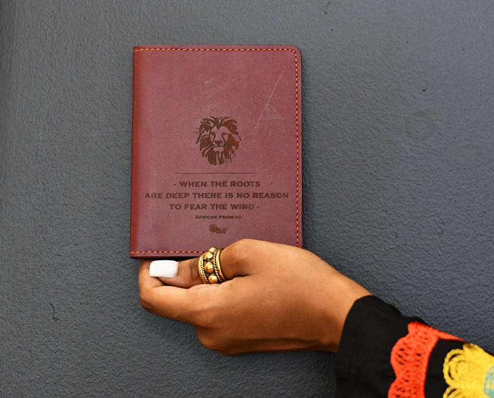 Ambessa Passport Holders - African Proverb in Passport Holders | ZAAFCollection.com