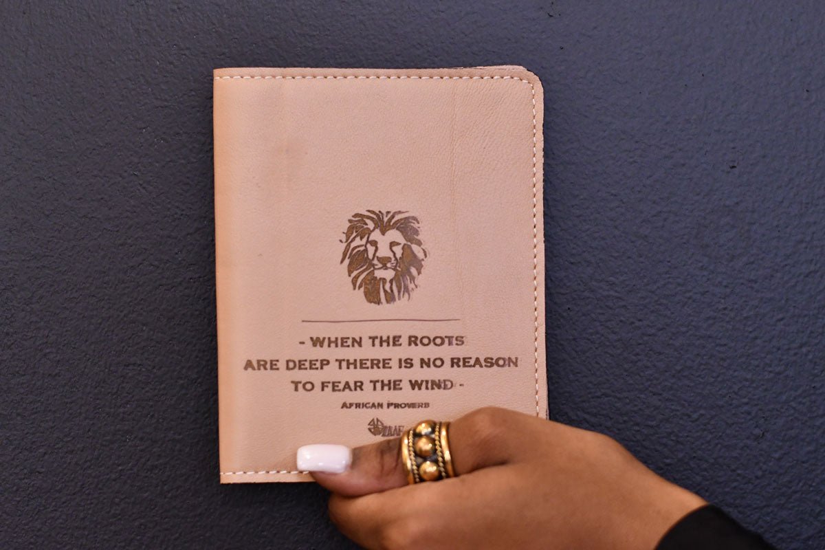 Ambessa Passport Holders - African Proverb in Passport Holders | ZAAFCollection.com