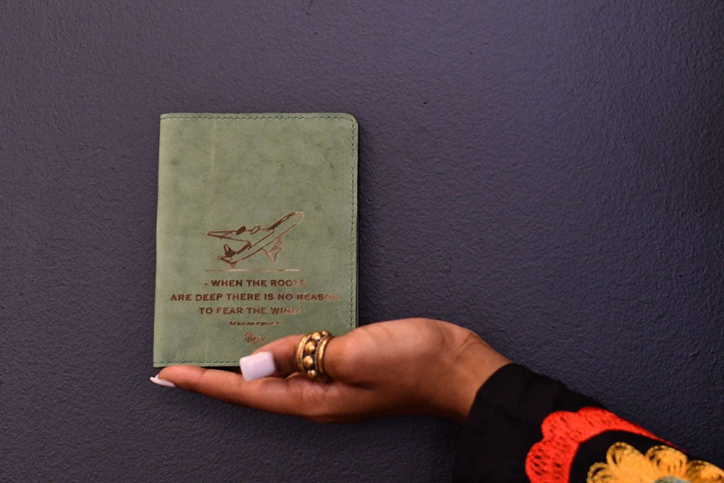 Ambessa Passport Holders - African Proverb in Passport Holders | ZAAFCollection.com