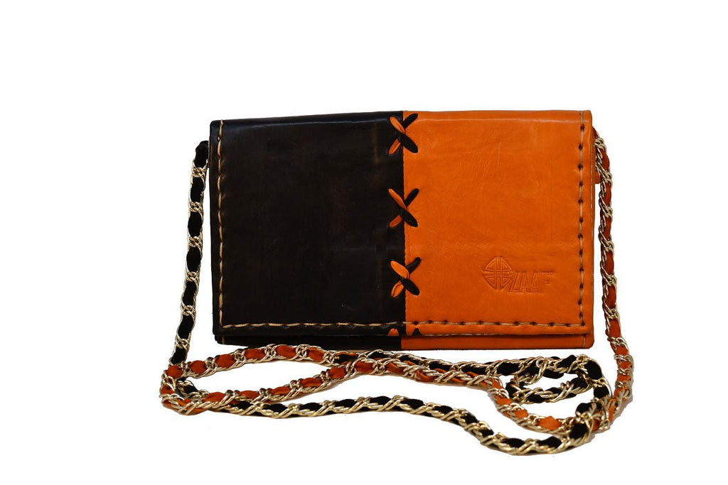 Sapanda Bag - Black + Orange | ZAAF Collection