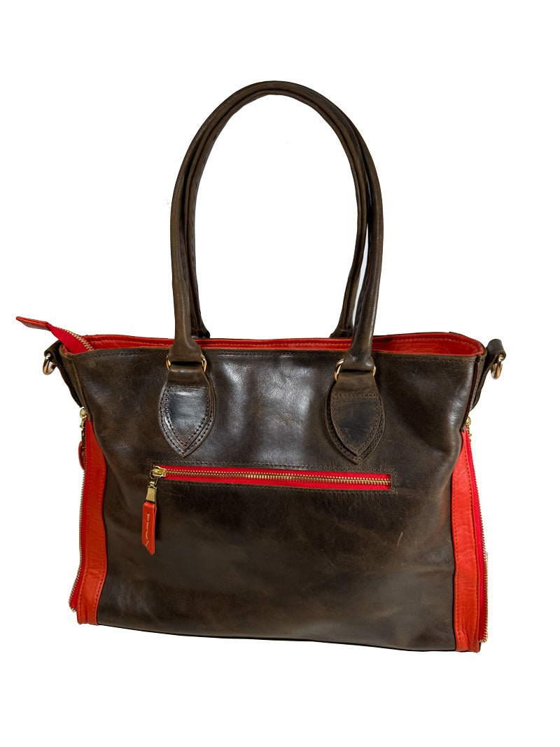 Wanza Leather Laptop Handbag in Laptop Bags | ZAAFCollection.com