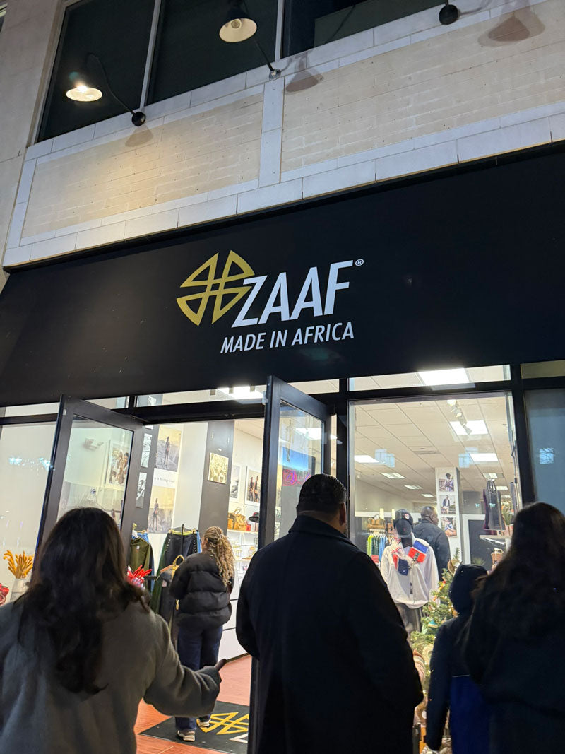 ZAAF Made in Africa retail store entrance