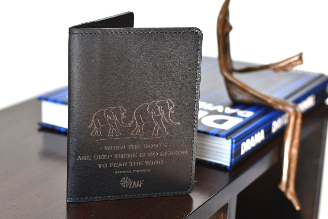 Zihoni Passport Holders - African Proverb | ZAAF Collection