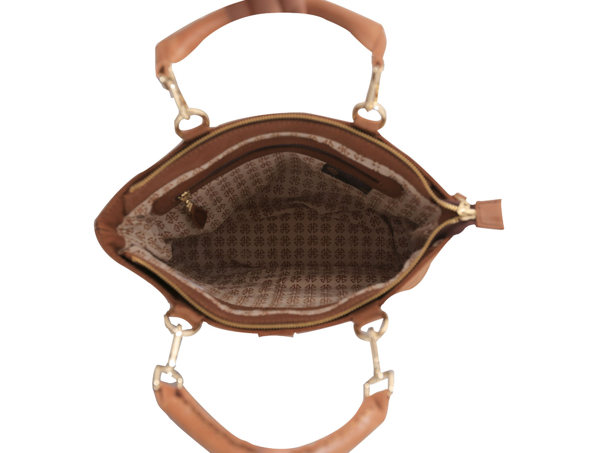 Tobiya Leather Tote Bag – Large, Ethiopian Made | ZAAF Collection